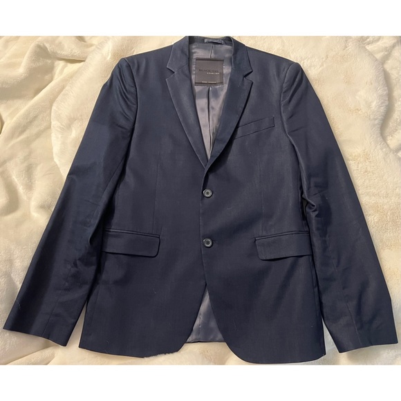 ZARA MAN BLACK TAG SLIM FIT JACKET - Picture 4 of 11